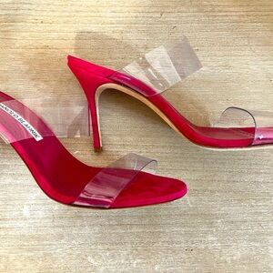 Manolo Blahnik PVC heels size 8
